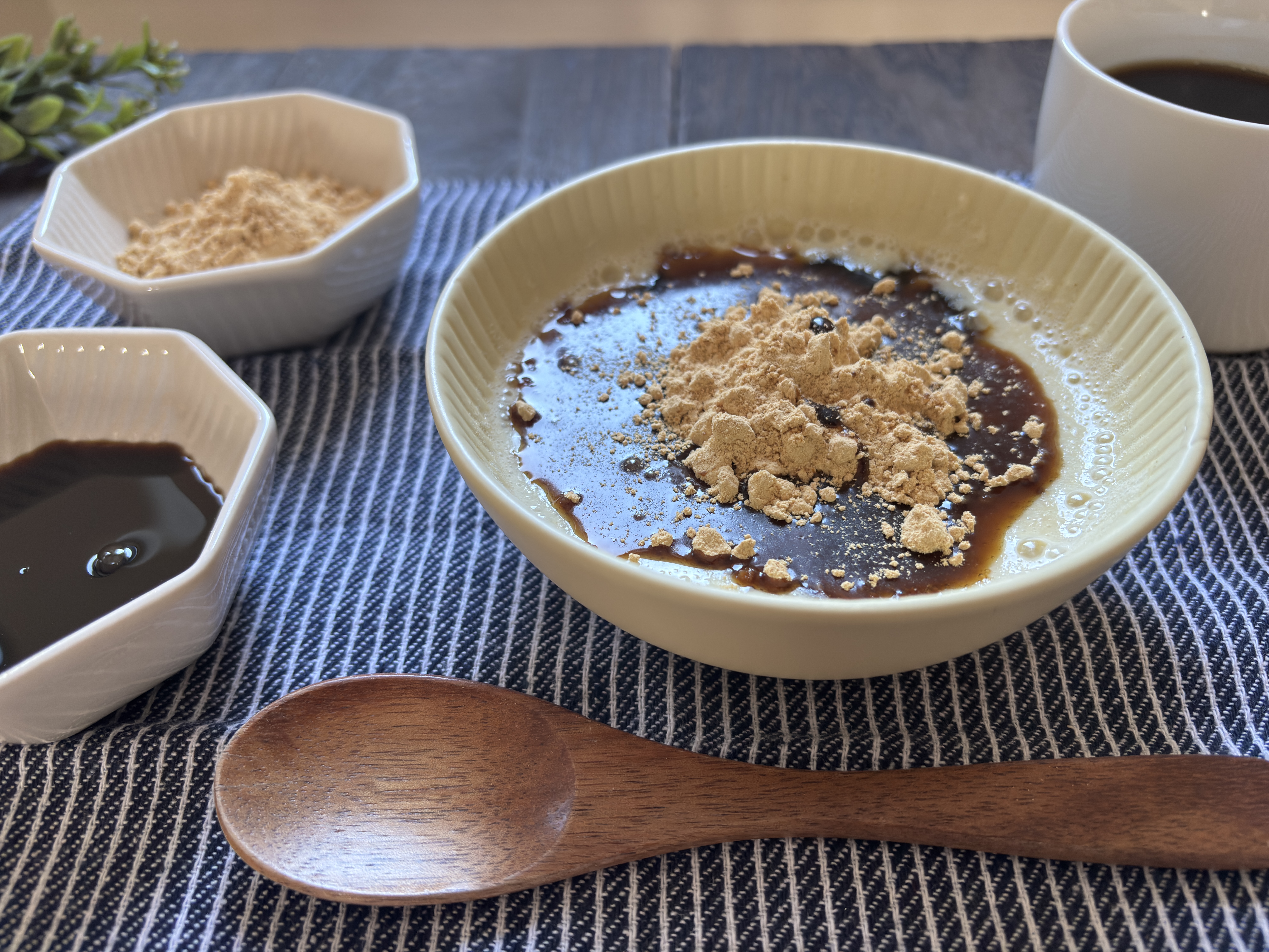 豆乳黒蜜きな粉